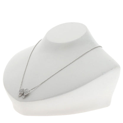 CARTIER Caress d'Orchidee Pal Diamond Necklace K18 White Gold Ladies [Used]