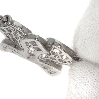 CARTIER Caress d'Orchidee Pal Diamond Necklace K18 White Gold Ladies [Used]