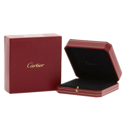 CARTIER Caress d'Orchidee Pal Diamond Necklace K18 White Gold Ladies [Used]