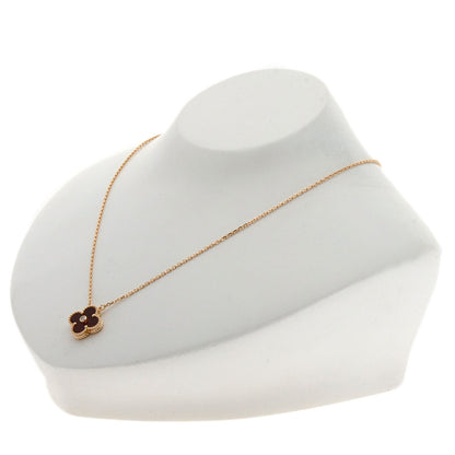 Van Cleef & Arpels Vintage Alhambra Bullseye 1P Diamond Necklace K18 Pink Gold Ladies [Used]