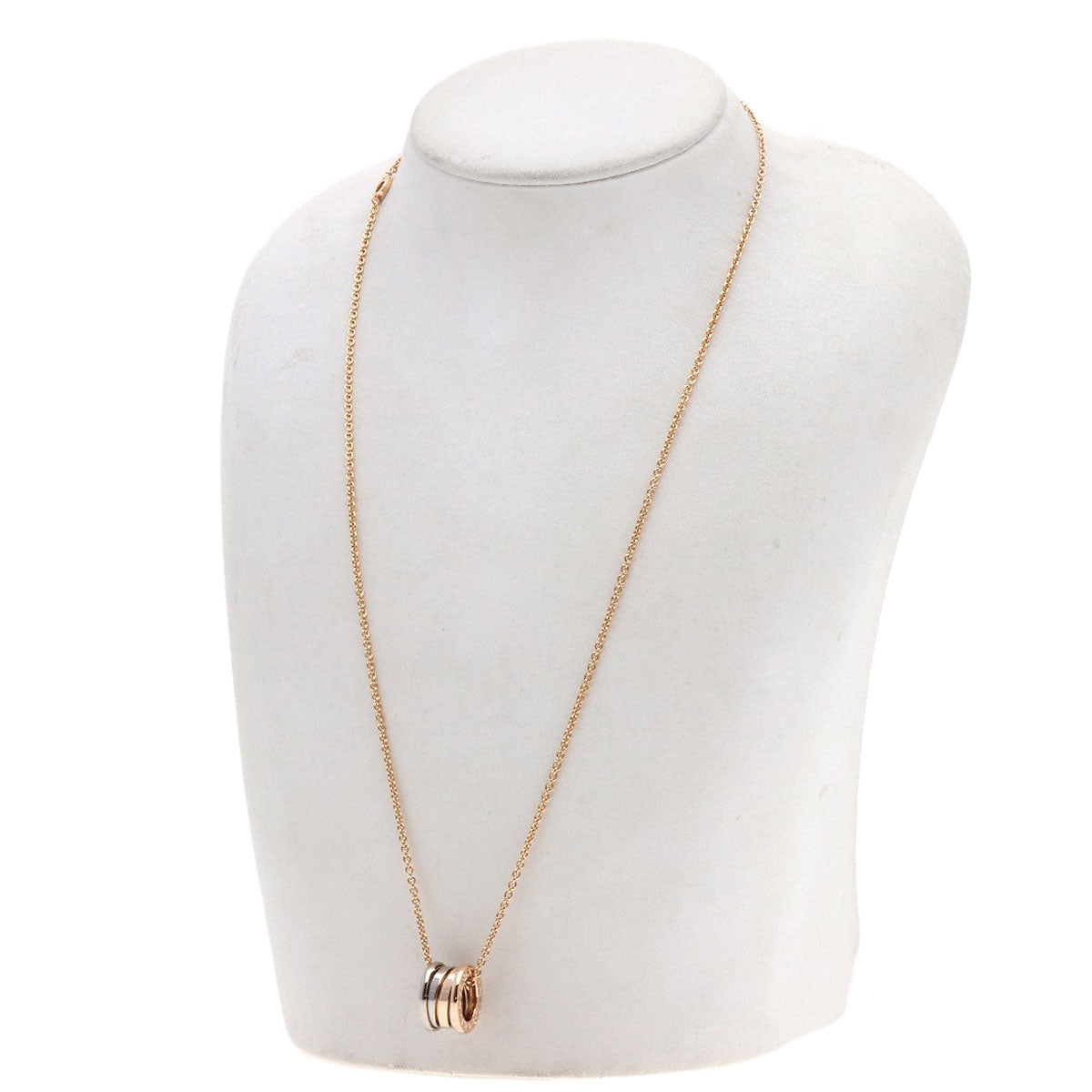 BVLGARI B.zero1 Perfect Mistake Necklace K18 Pink Gold K18 White GoldLadies [Used]