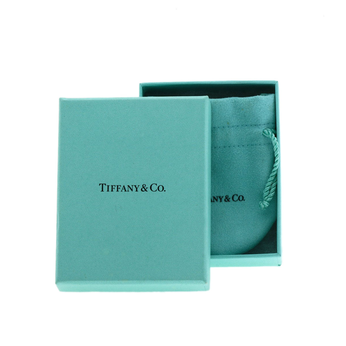 TIFFANY&Co. T Smile Mini Necklace K18 Pink Gold Ladies [Used]