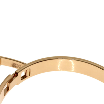 HERMES H Dunkle Diamond Bracelet K18 Pink Gold Ladies [Used]