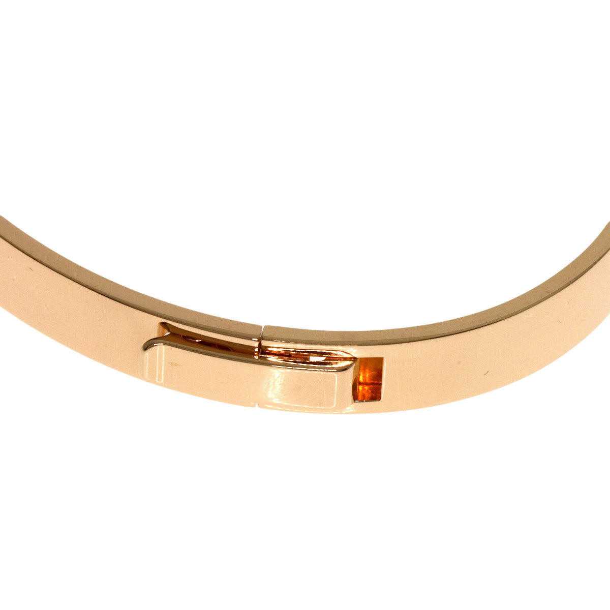 HERMES H Dunkle Diamond Bracelet K18 Pink Gold Ladies [Used]