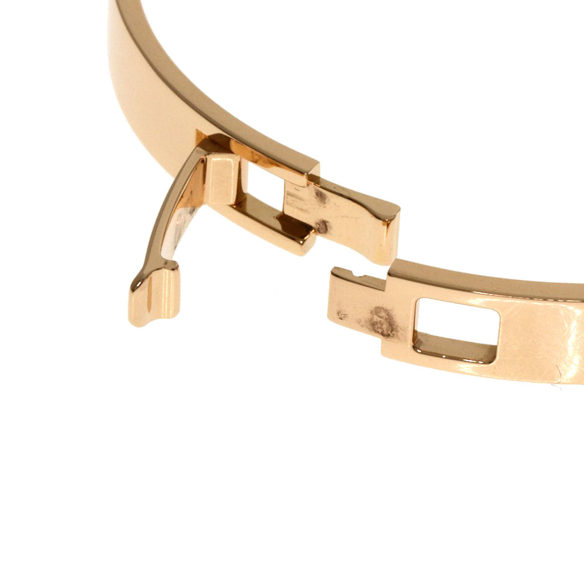 HERMES H Dunkle Diamond Bracelet K18 Pink Gold Ladies [Used]