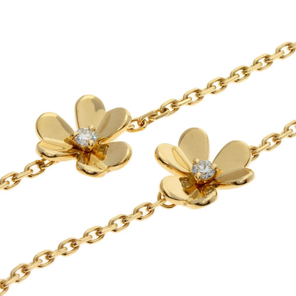 Van Cleef & Arpels Frivole 5 Flower Diamond Bracelet K18 Yellow Gold Ladies [Used]