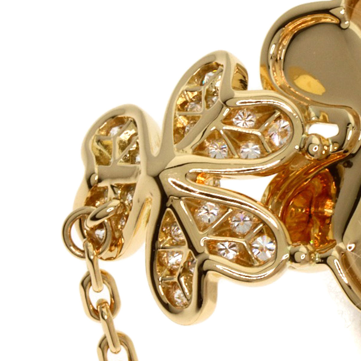Van Cleef & Arpels Frivole 5 Flower Diamond Bracelet K18 Yellow Gold Ladies [Used]