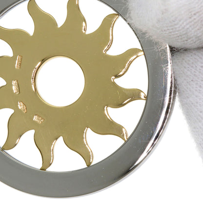 BVLGARI Tondosan Diamond TOP Pendant top Stainless Steel 18K Yellow GoldLadies [Used]