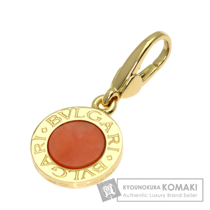 BVLGARI BVLGARI BVLGARI Coral Pendant top K18 Yellow Gold Ladies [Used]