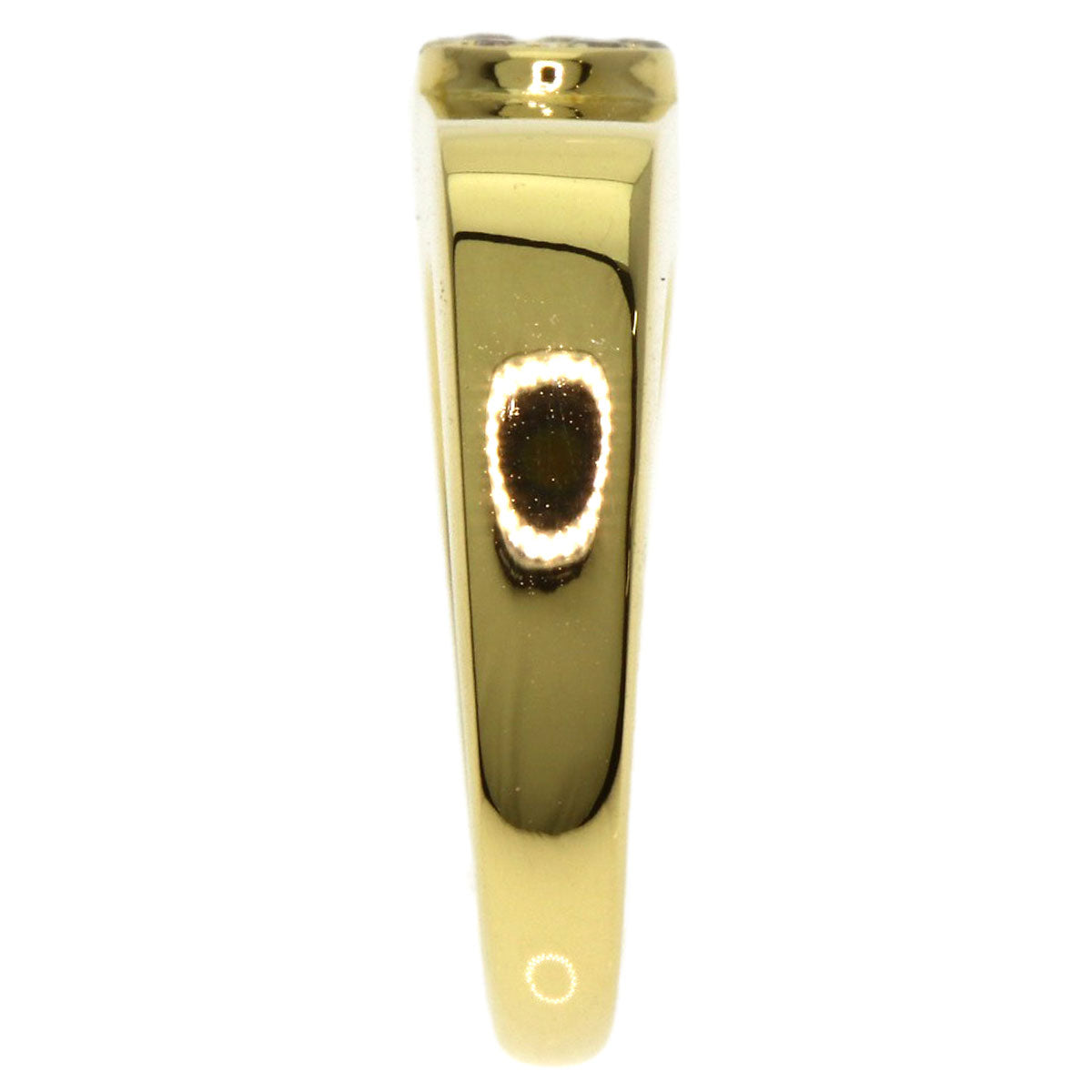 Dior CD logo Diamond Ring K18 Yellow Gold Ladies [Used]