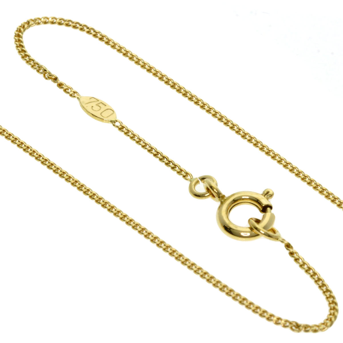 Dior 3P Diamond Necklace K18 Yellow Gold Ladies [Used]