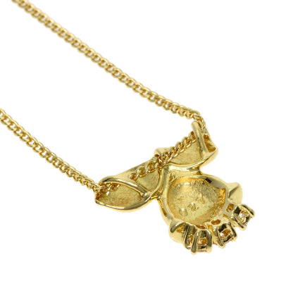 Dior 3P Diamond Necklace K18 Yellow Gold Ladies [Used]