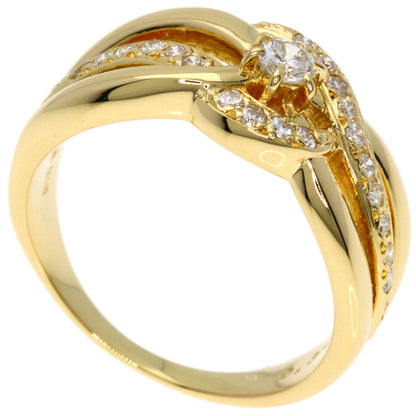 TASAKI Diamond Ring K18 Yellow Gold Ladies [Used]