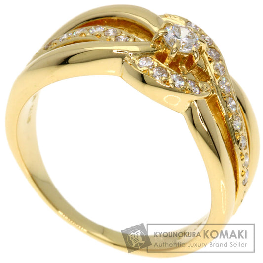 TASAKI Diamond Ring K18 Yellow Gold Ladies [Used]