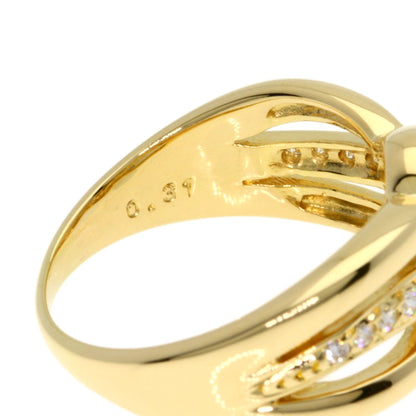 TASAKI Diamond Ring K18 Yellow Gold Ladies [Used]
