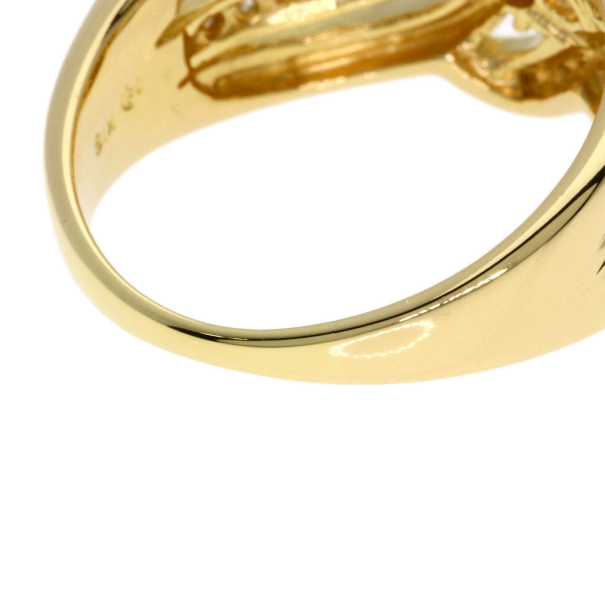 TASAKI Diamond Ring K18 Yellow Gold Ladies [Used]