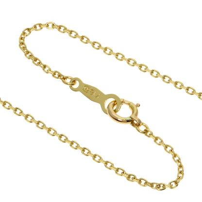 MIKIMOTO M logo Ruby Diamond Necklace K18 Yellow Gold Ladies [Used]