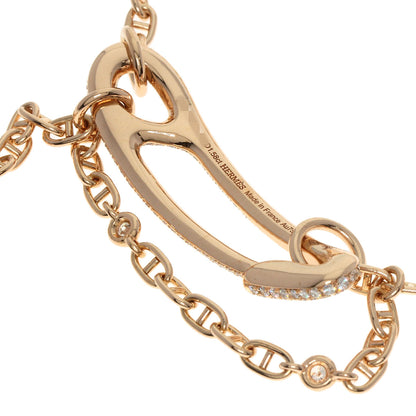 HERMES Shane Dunkle Punk Diamond Bracelet K18 Pink Gold Ladies [Used]