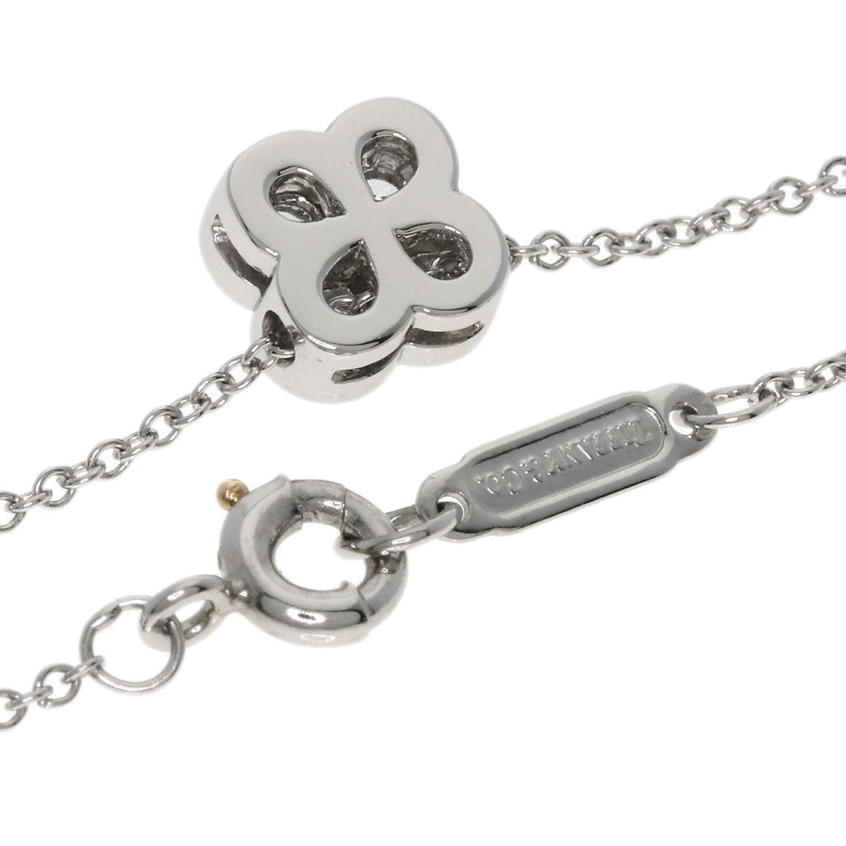 TIFFANY&Co. Bezel set Diamond Necklace Platinum PT950 Ladies [Used]