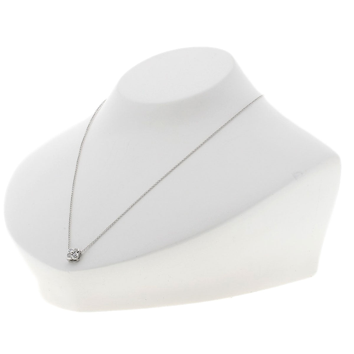 TIFFANY&Co. Bezel set Diamond Necklace Platinum PT950 Ladies [Used]