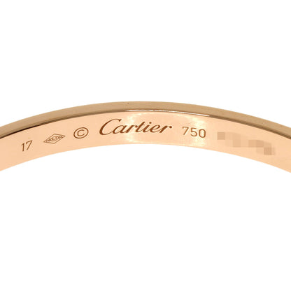 CARTIER Open LOVE Bracelets #17 Bracelet K18 Pink Gold Ladies [Used]