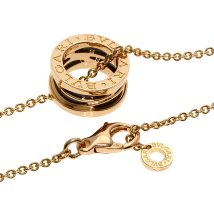 BVLGARI B.zero1 Legend Black Ceramic Necklace K18 Pink Gold Ladies [Used]