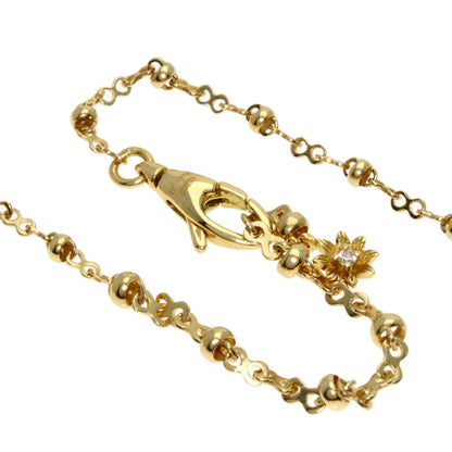 GUCCI Flora Diamond Necklace K18 Yellow Gold Ladies [Used]