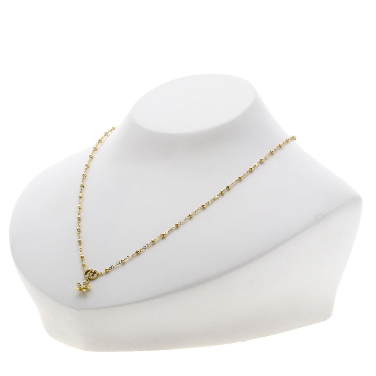 GUCCI Flora Diamond Necklace K18 Yellow Gold Ladies [Used]