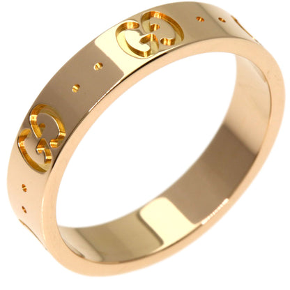 GUCCI Icon # 11 Ring K18 Pink Gold Ladies [Used]