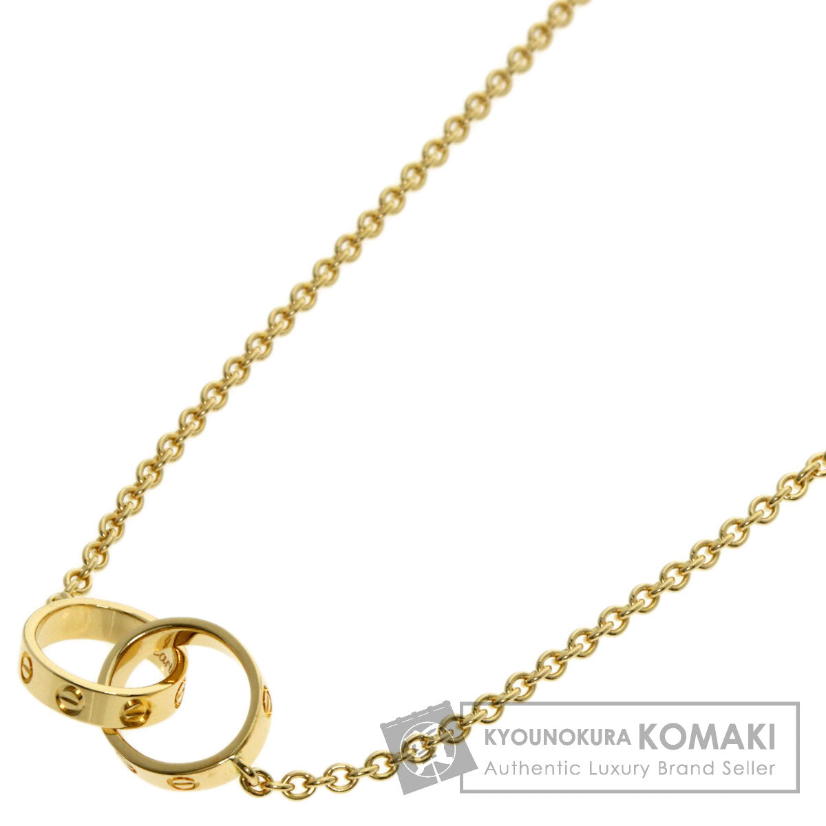 CARTIER Baby love Necklace K18 Yellow Gold Ladies [Used]