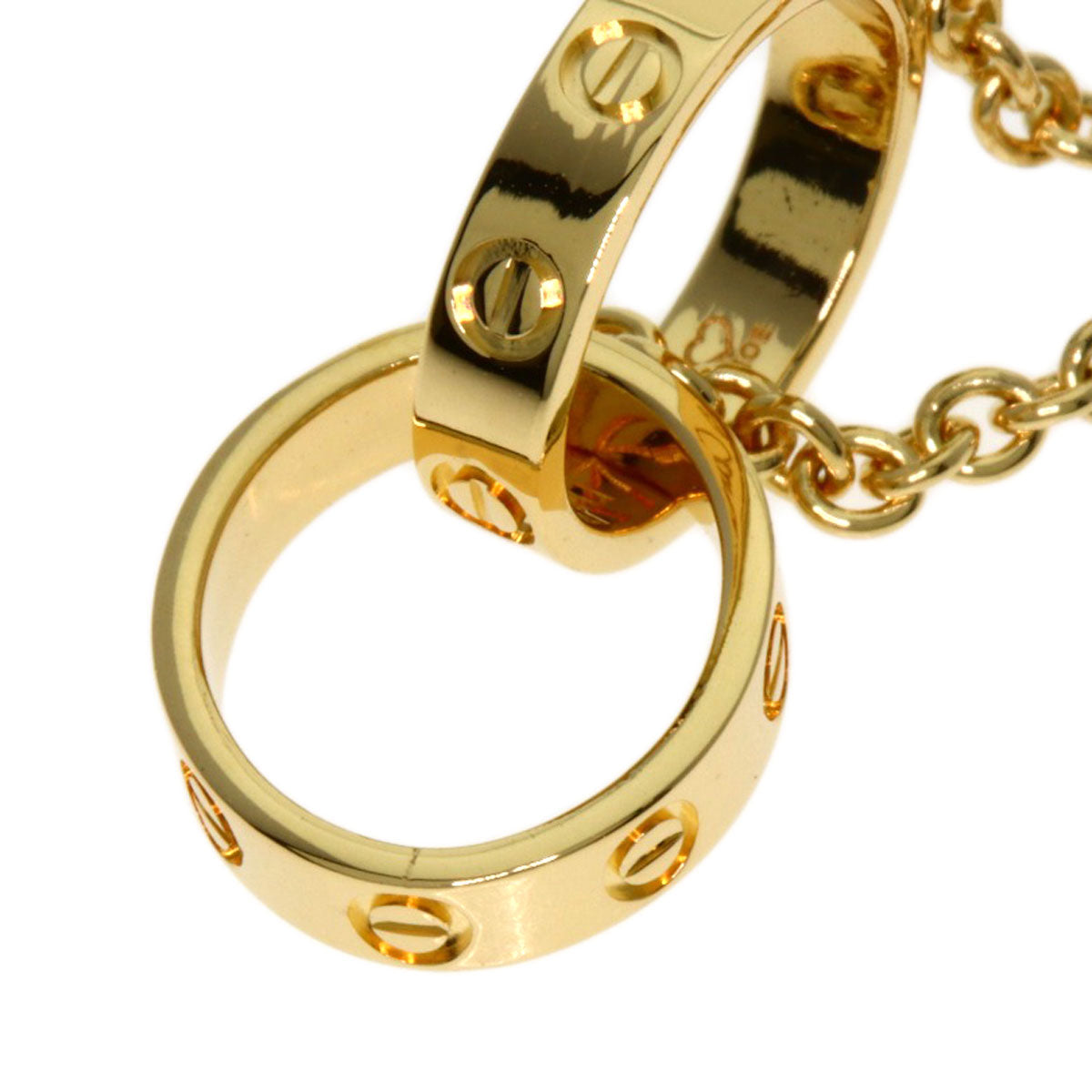 CARTIER Baby love Necklace K18 Yellow Gold Ladies [Used]