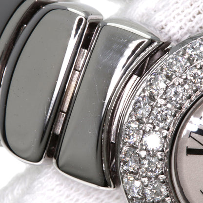 CARTIER Baignoire DiamondBezel Watches WB5097W2 K18 White Gold/K18 White Gold Ladies