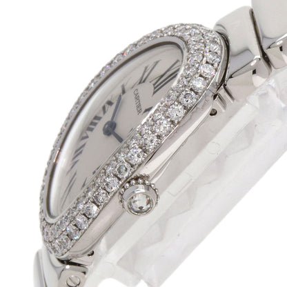 CARTIER Baignoire DiamondBezel Watches WB5097W2 K18 White Gold/K18 White Gold Ladies