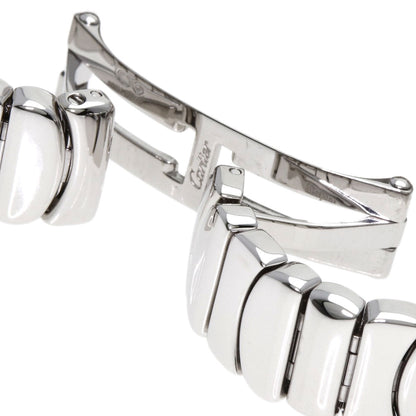 CARTIER Baignoire DiamondBezel Watches WB5097W2 K18 White Gold/K18 White Gold Ladies