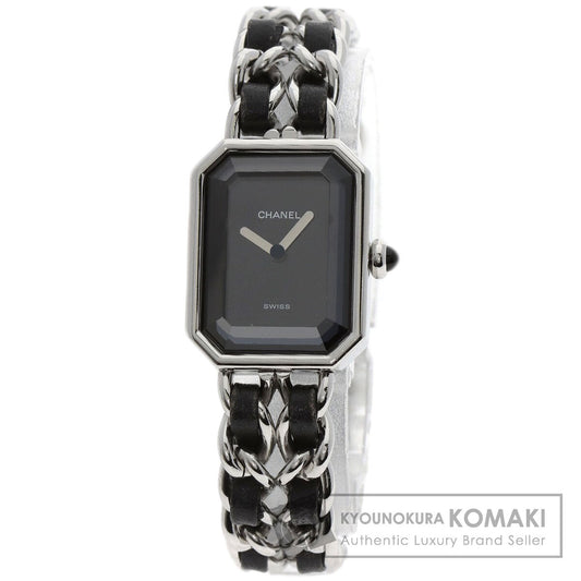 CHANEL Premiere M Watches H0451 Stainless Steel/SSxLeather Ladies