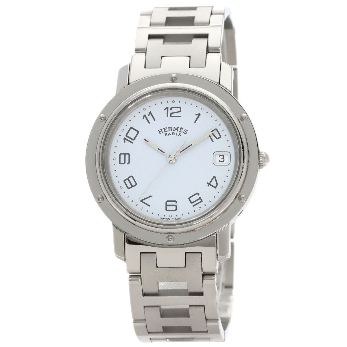 HERMES Clipper Watches CL6.710 Stainless Steel/Stainless Steel mens