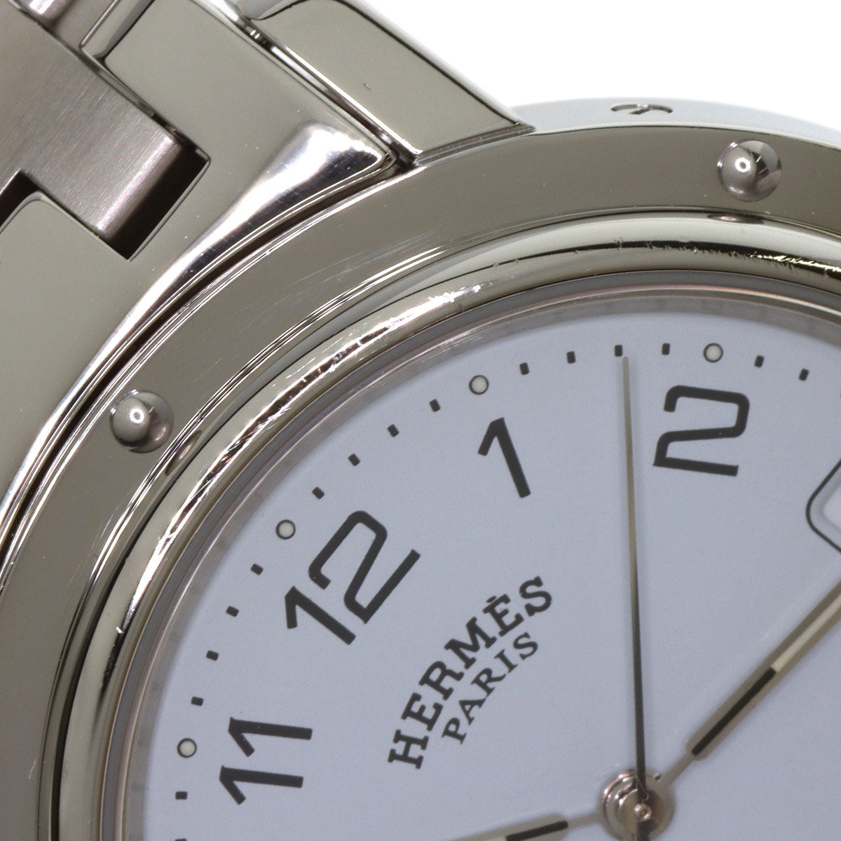 HERMES Clipper Watches CL6.710 Stainless Steel/Stainless Steel mens