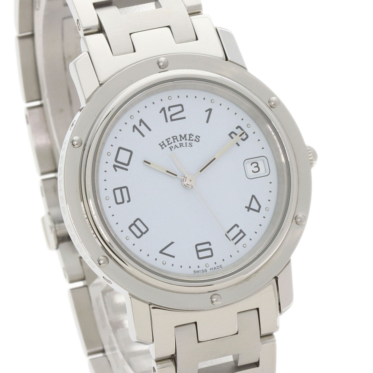 HERMES Clipper Watches CL6.710 Stainless Steel/Stainless Steel mens