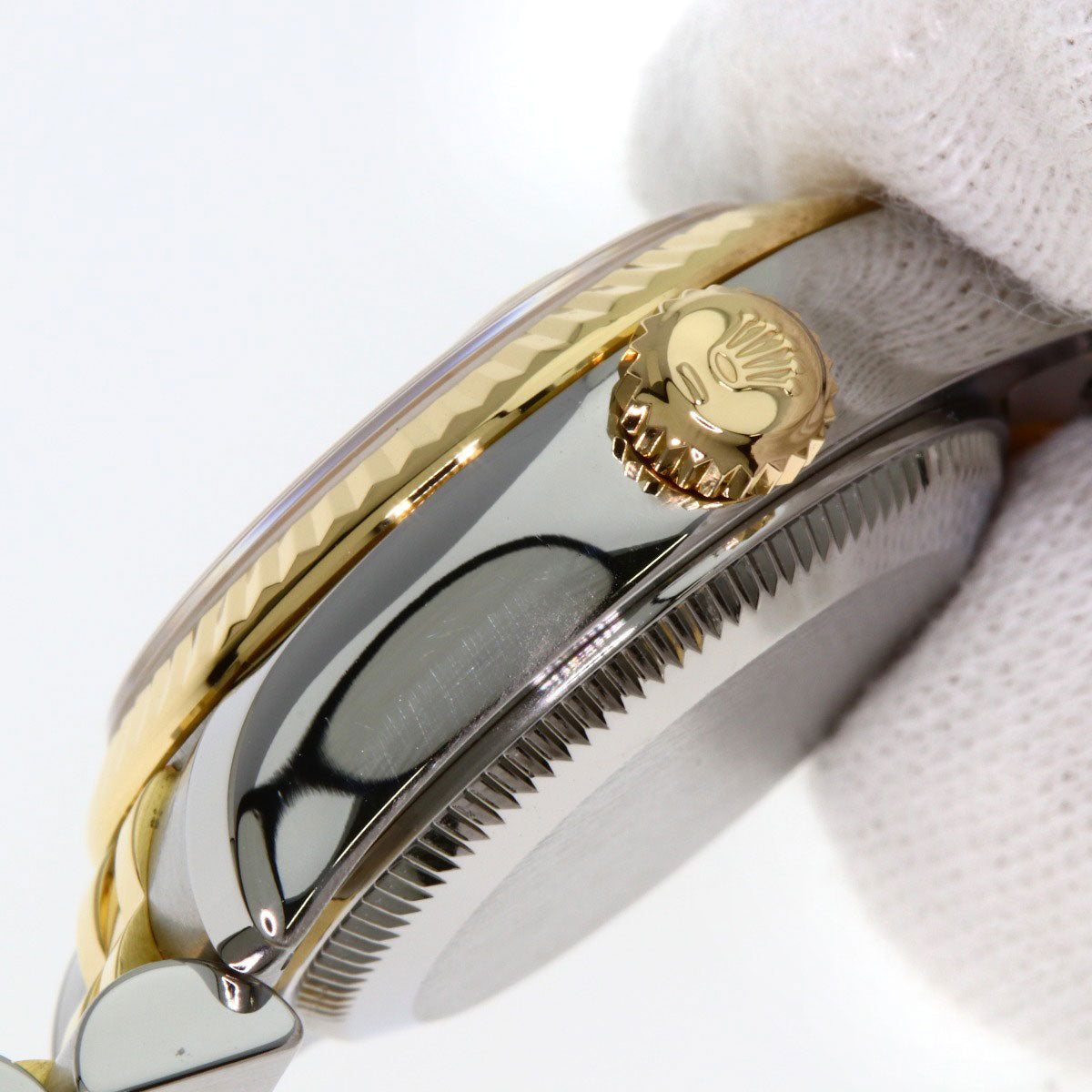 ROLEX Datejust 10P Ruby Watches 179173NGR Stainless Steel/SSxK18YG Ladies