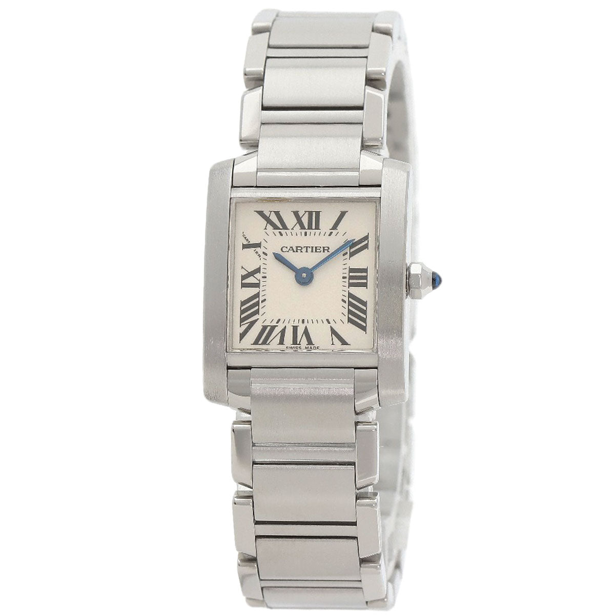 CARTIER Tank francaise SM Watches W51008Q3 Stainless Steel/Stainless Steel Ladies