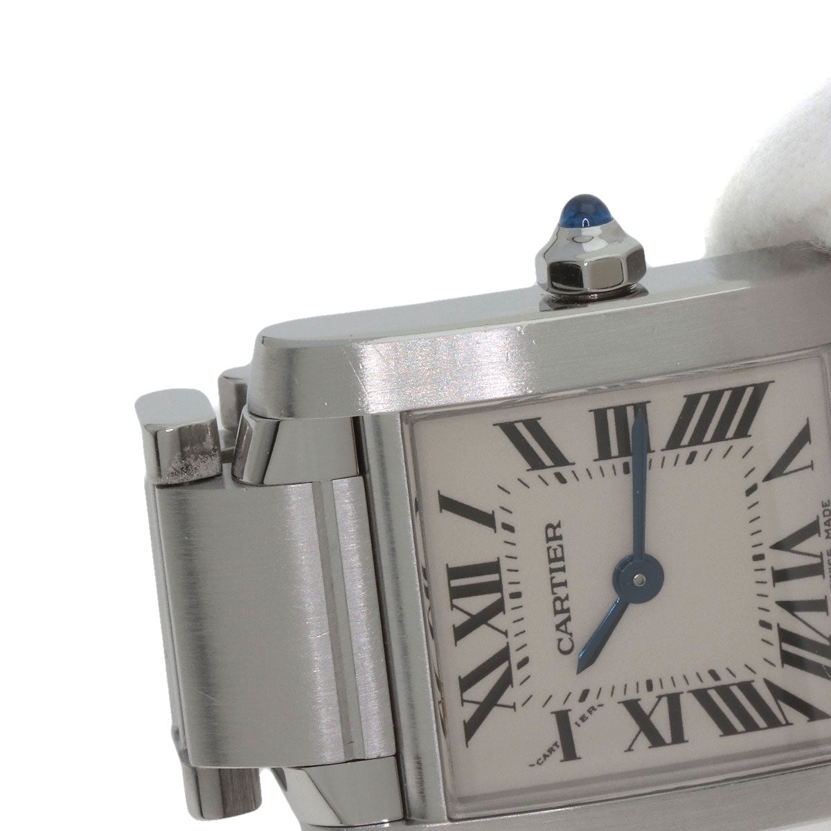 CARTIER Tank francaise SM Watches W51008Q3 Stainless Steel/Stainless Steel Ladies