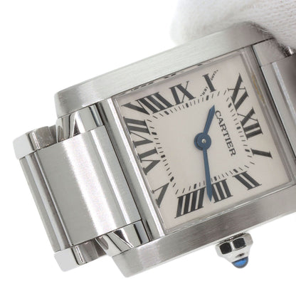 CARTIER Tank francaise SM Watches W51008Q3 Stainless Steel/Stainless Steel Ladies