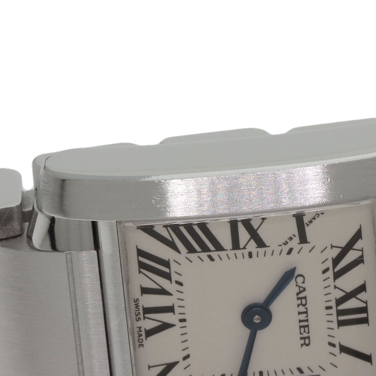 CARTIER Tank francaise SM Watches W51008Q3 Stainless Steel/Stainless Steel Ladies