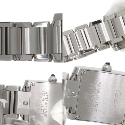 CARTIER Tank francaise SM Watches W51008Q3 Stainless Steel/Stainless Steel Ladies