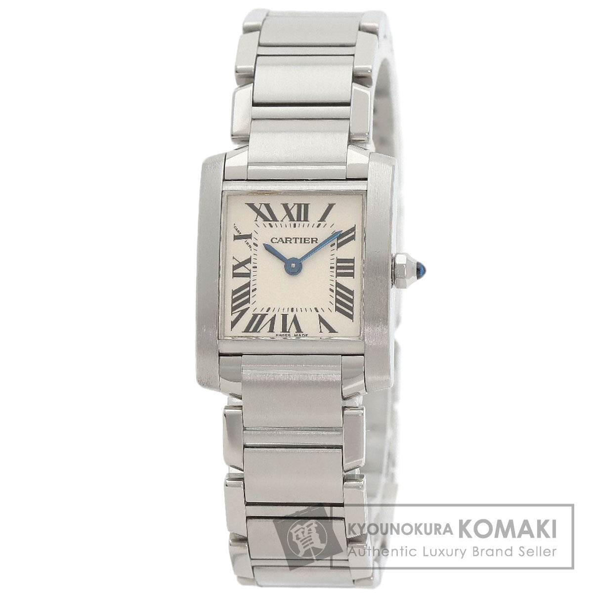 CARTIER Tank francaise SM Watches W51008Q3 Stainless Steel/Stainless Steel Ladies