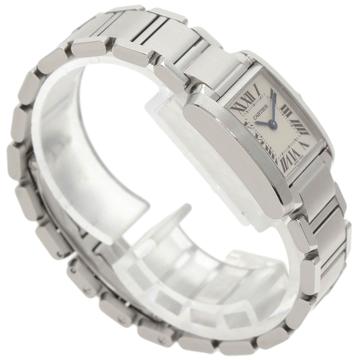 CARTIER Tank francaise SM Watches W51008Q3 Stainless Steel/Stainless Steel Ladies