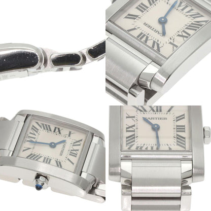 CARTIER Tank francaise SM Watches W51008Q3 Stainless Steel/Stainless Steel Ladies