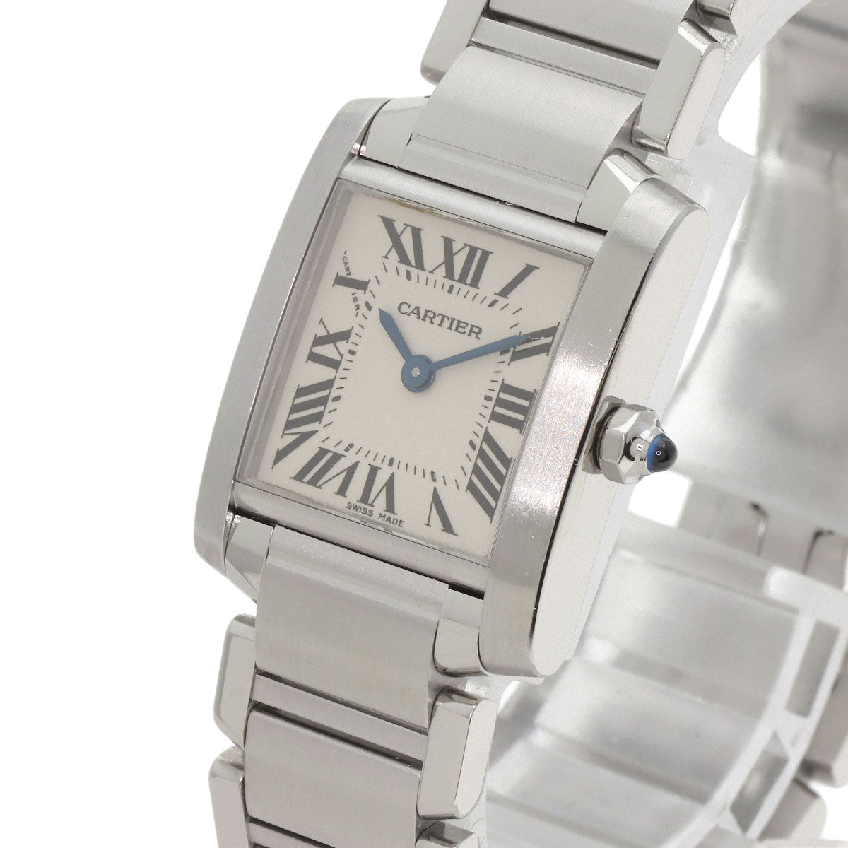 CARTIER Tank francaise SM Watches W51008Q3 Stainless Steel/Stainless Steel Ladies