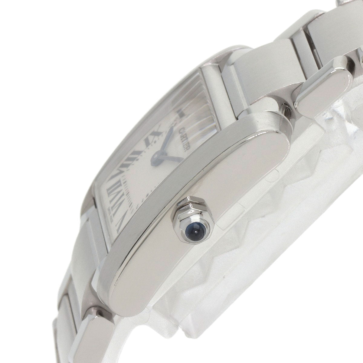 CARTIER Tank francaise SM Watches W51008Q3 Stainless Steel/Stainless Steel Ladies