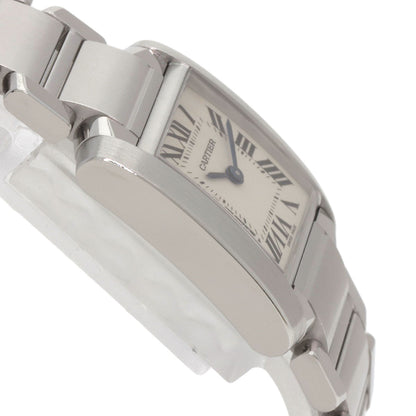 CARTIER Tank francaise SM Watches W51008Q3 Stainless Steel/Stainless Steel Ladies